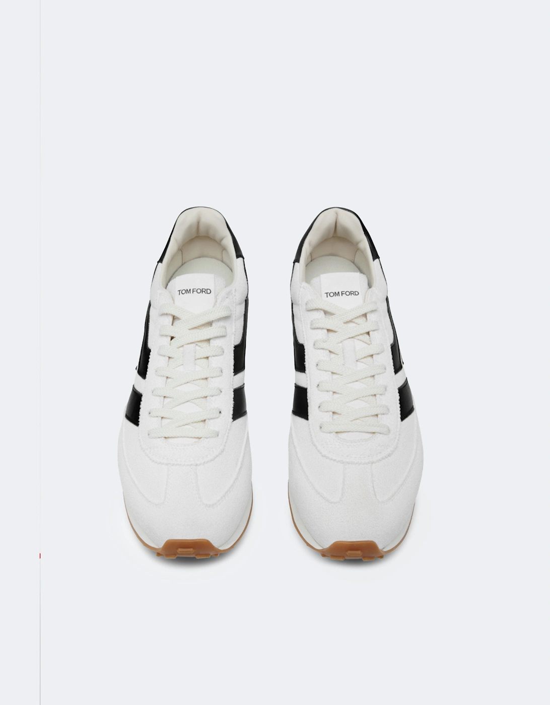 Suede + Tech Fabric Mick Sneakers White