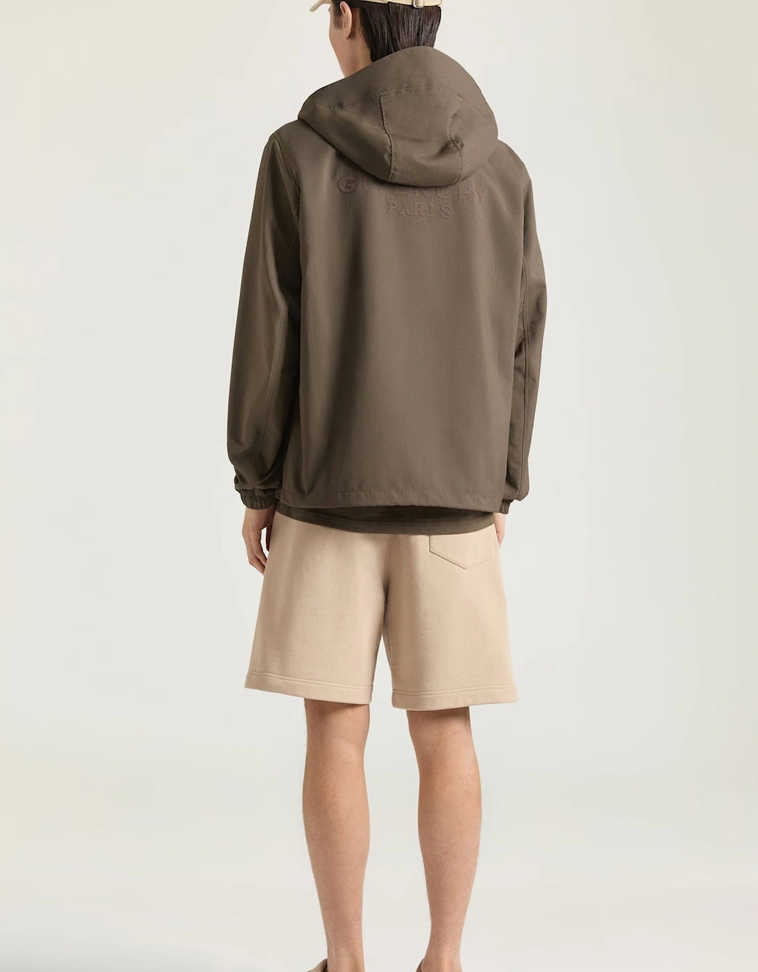 Jersey Gros Detail Shorts Beige