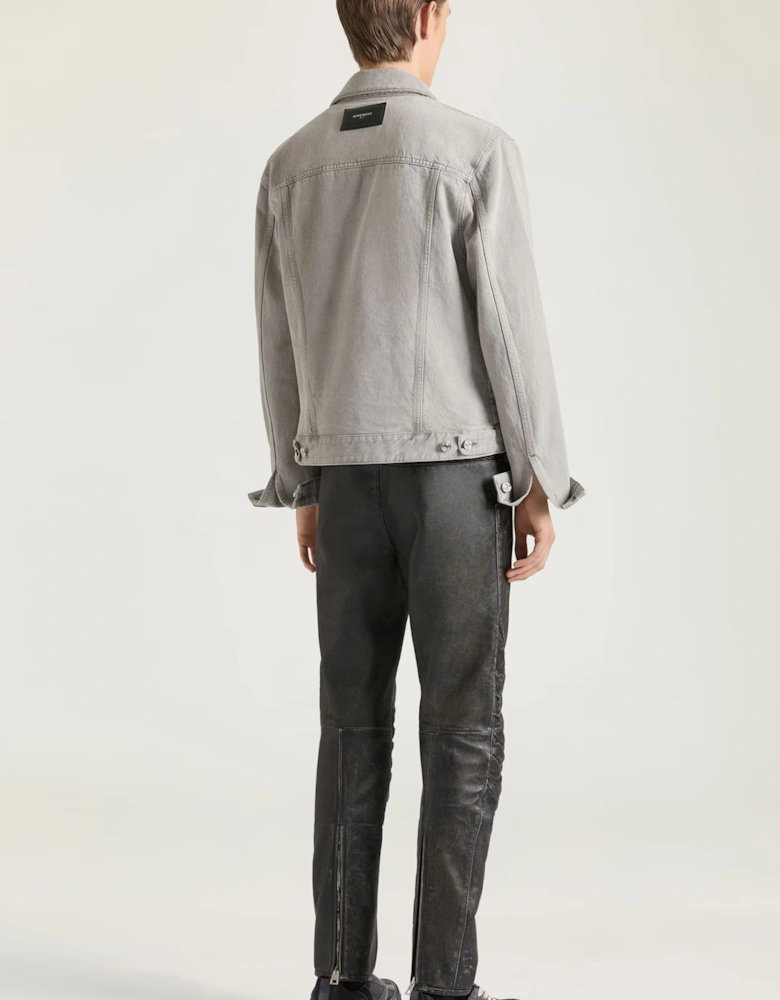 Denim Western Jacket Grey