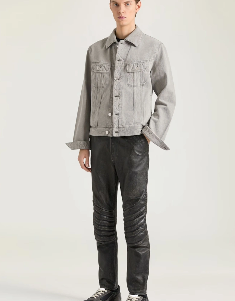 Denim Western Jacket Grey