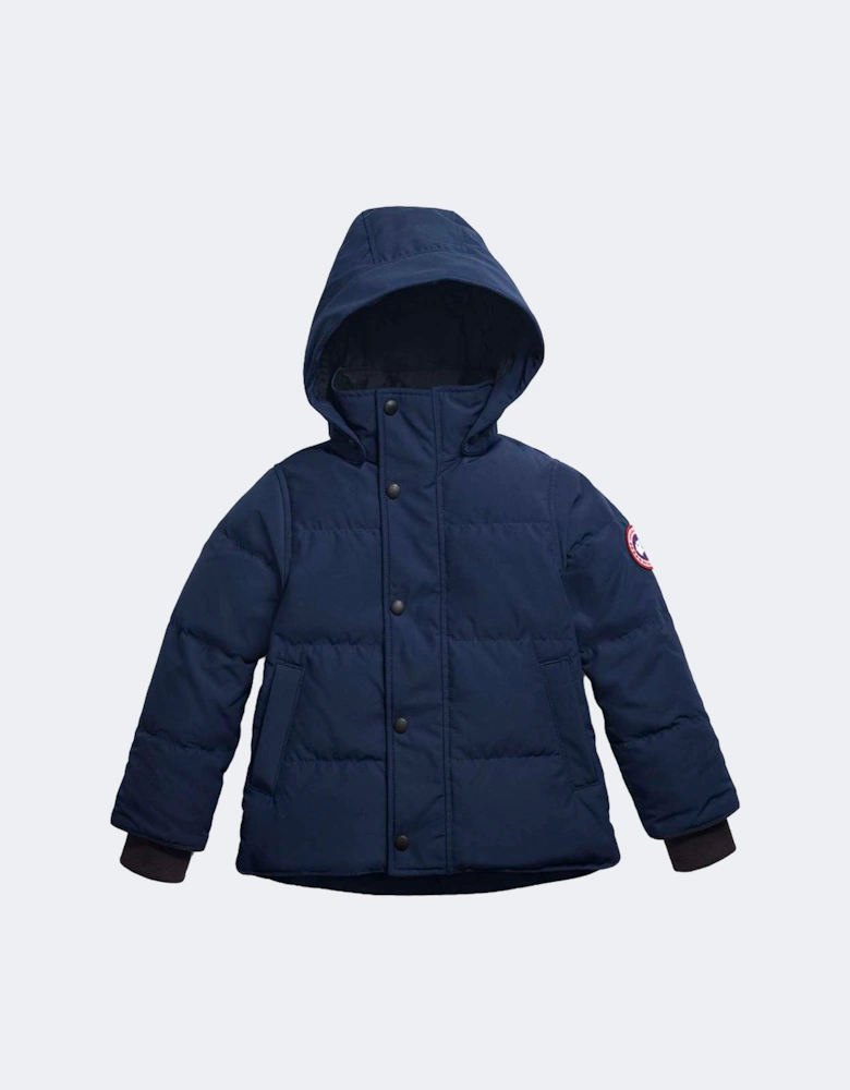 Kids Snowy Owl Parka Navy