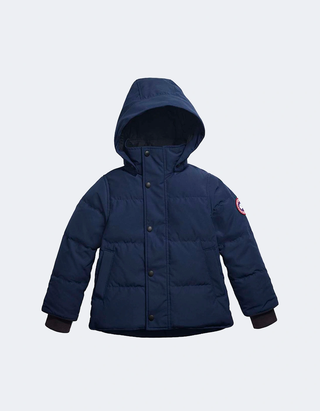 Kids Snowy Owl Parka Navy, 3 of 2