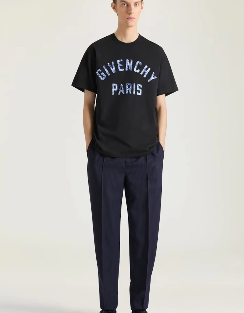 Embroidered Givenchy T-Shirt Black