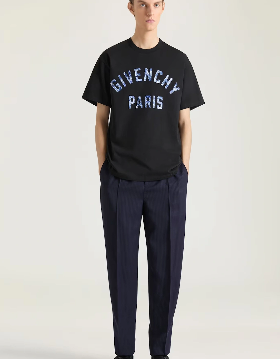 Embroidered Givenchy T-Shirt Black