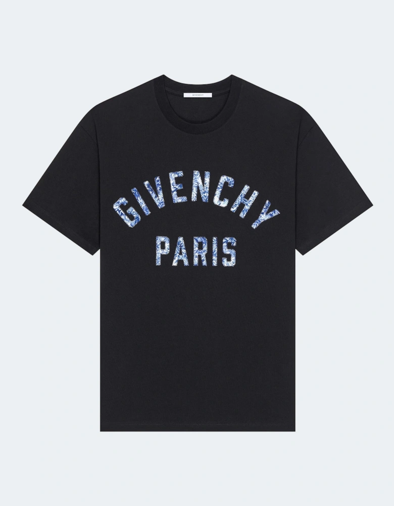 Embroidered Givenchy T-Shirt Black
