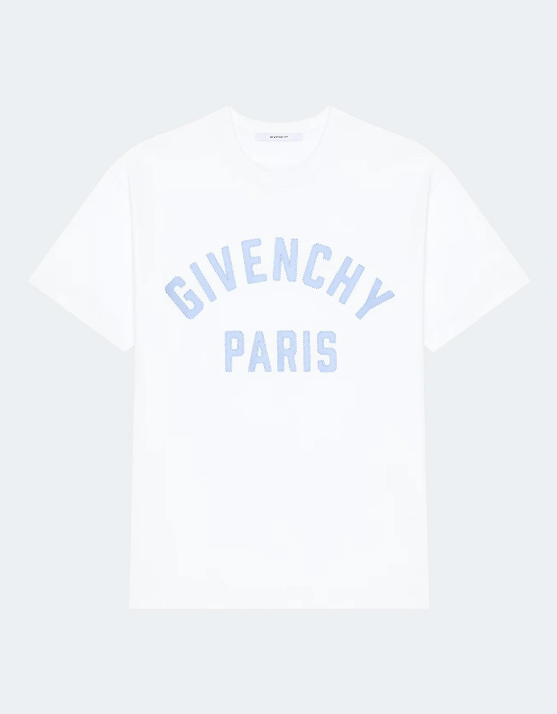 Embroidered Logo T-Shirt White/blue, 3 of 2