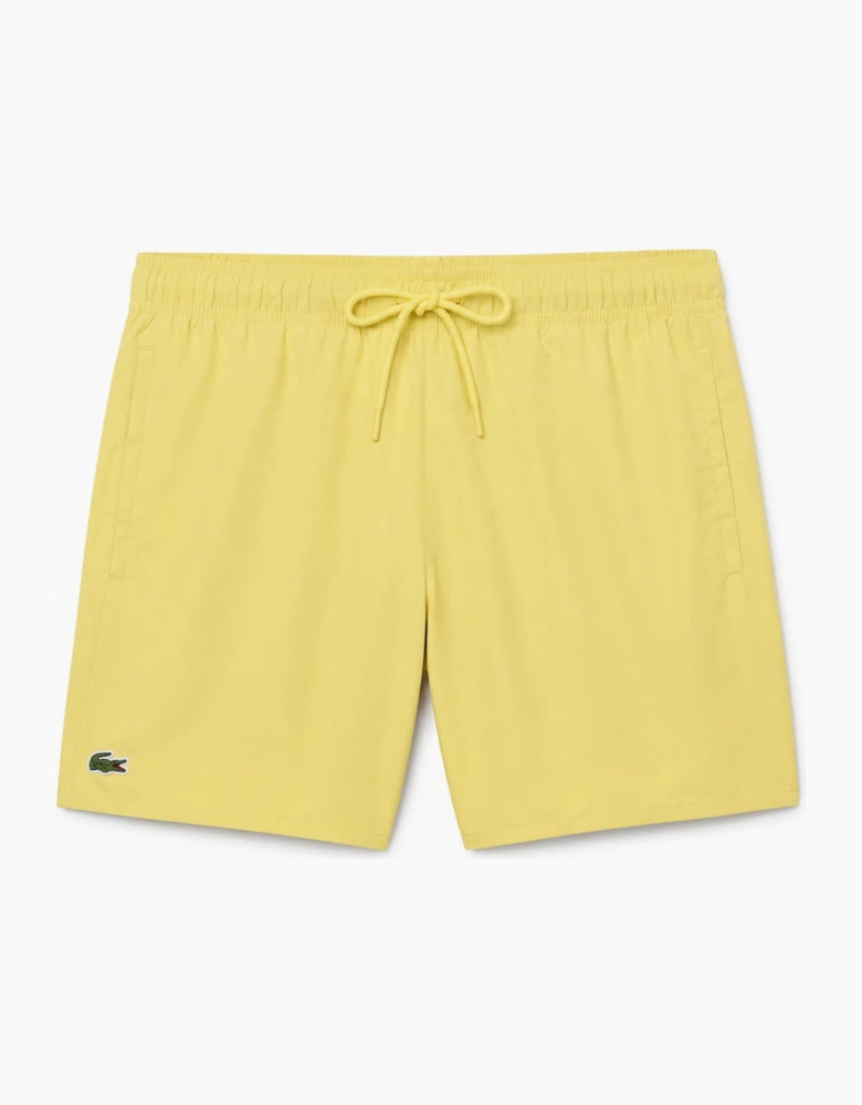 Lacoste Quick-Dry Swim Shorts Yellow/Green