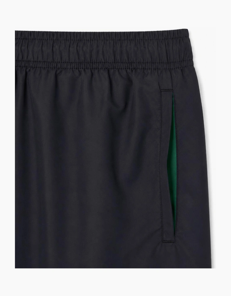 Lacoste Quick-Dry Swim Shorts Black/Green