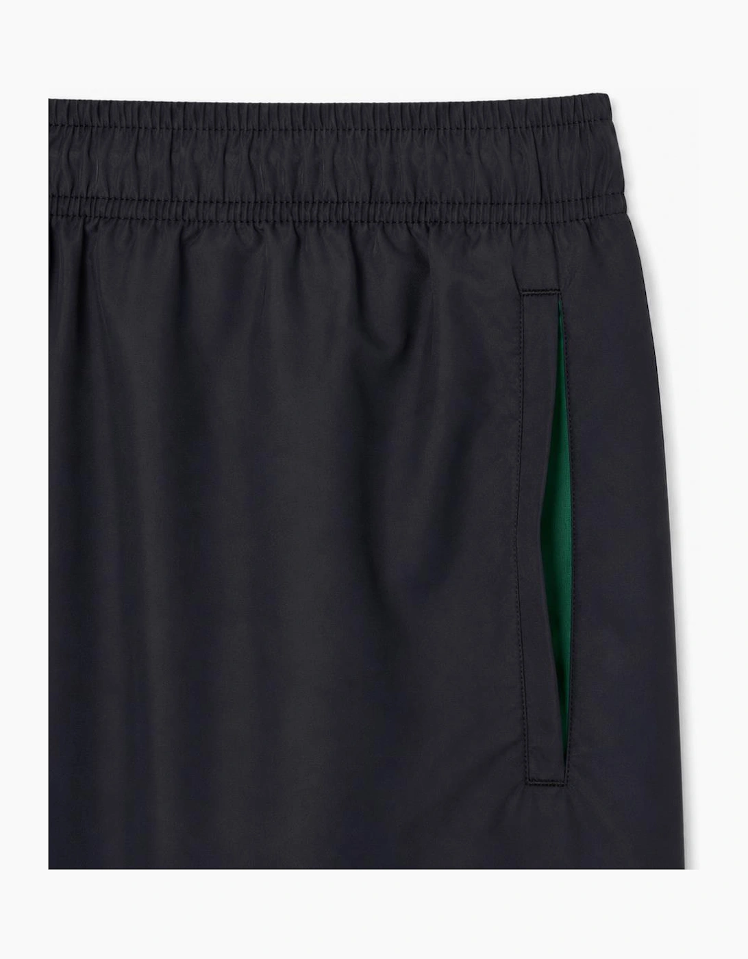 Lacoste Quick-Dry Swim Shorts Black/Green