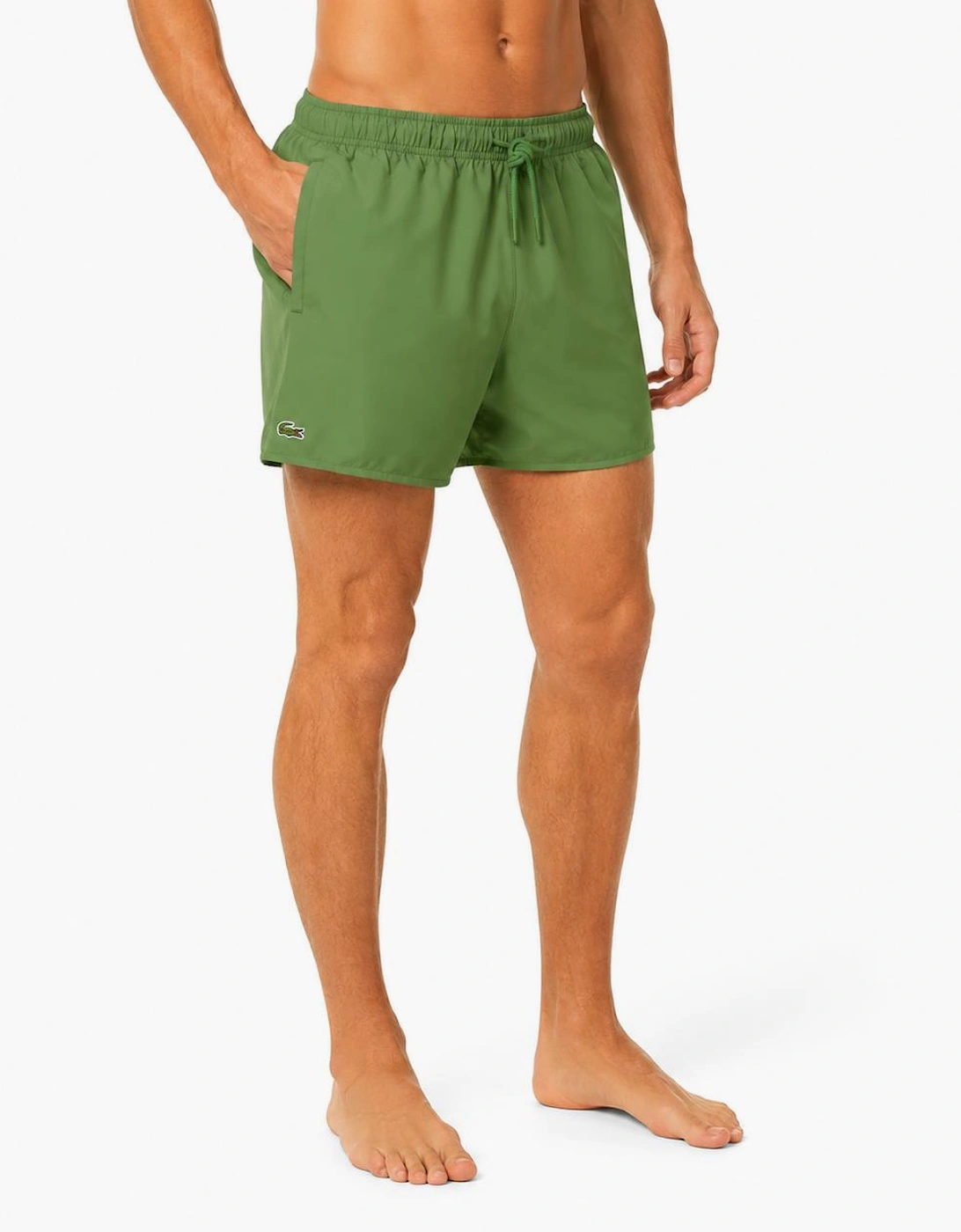 Lacoste Quick-Dry Swim Shorts Lettuce Green