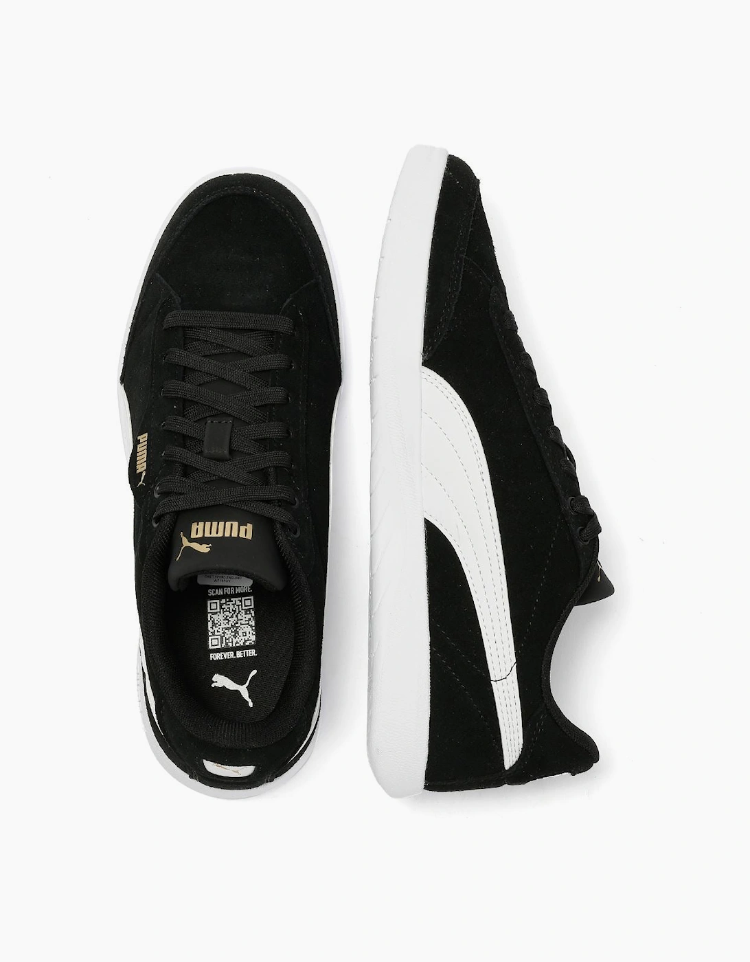 Puma Vikky Star SD Suede Women's Black Trainers