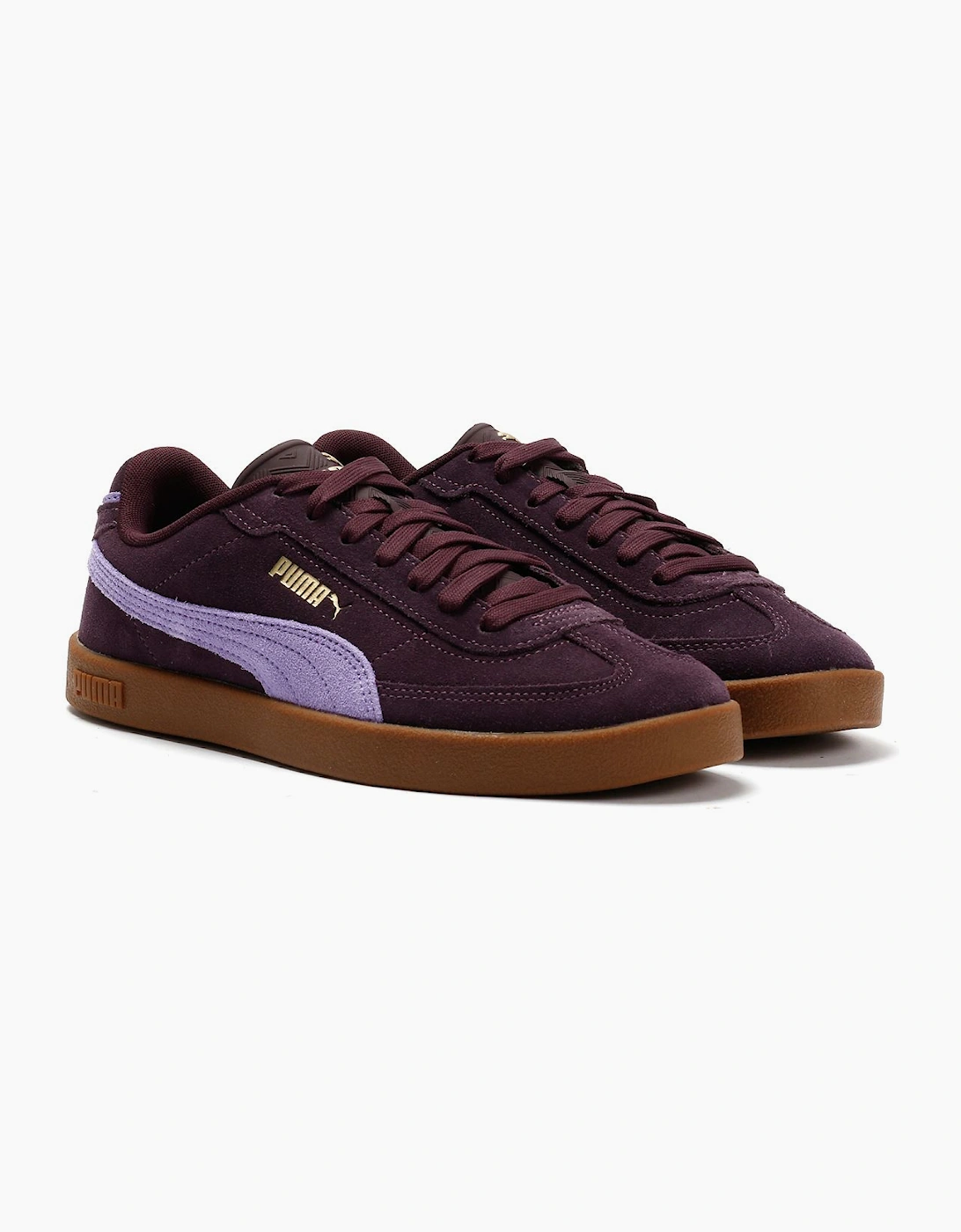 Puma Club II Era Suede Plum Trainers