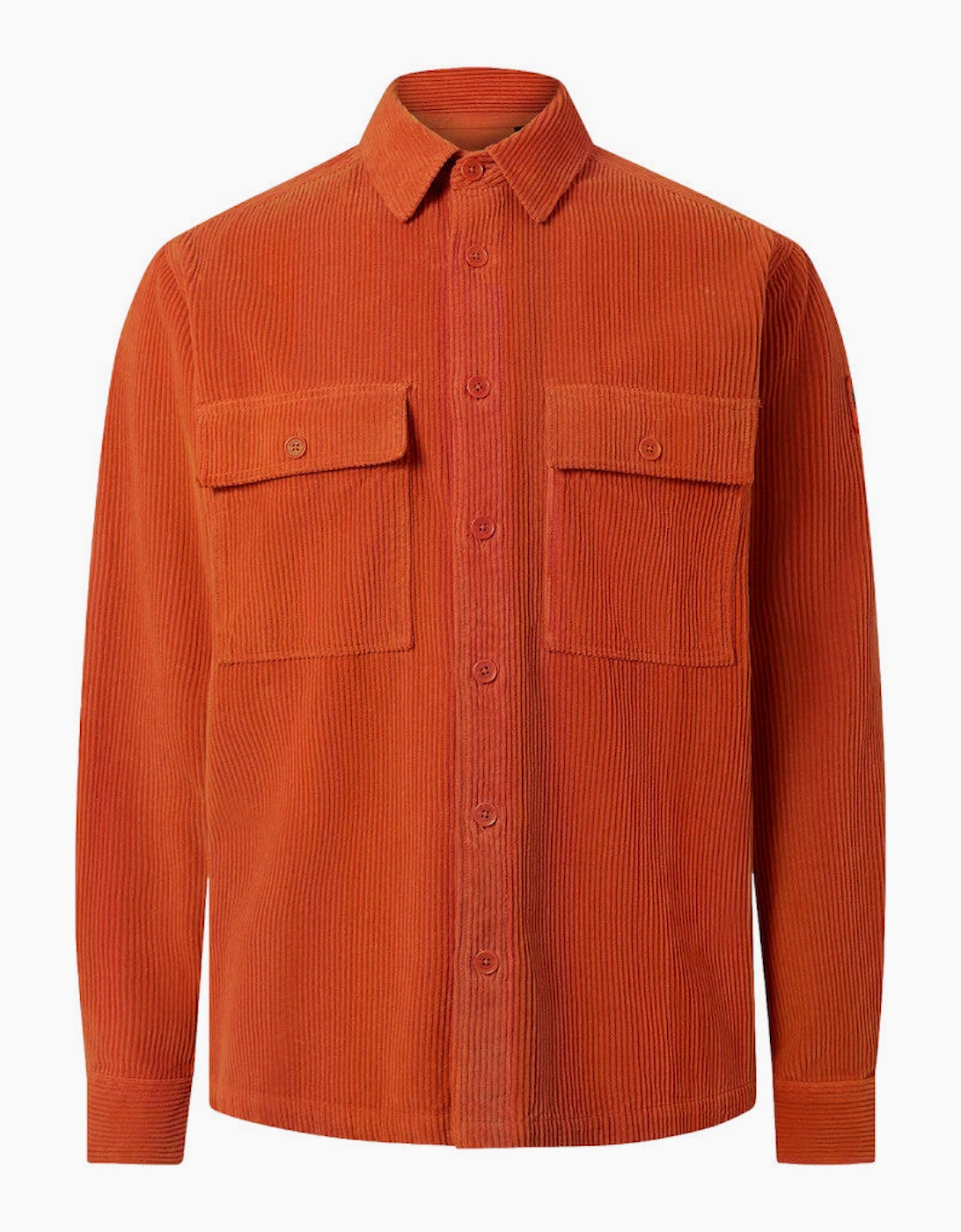 Belstaff Ravine Corduroy Shirt Burnt Orange, 4 of 3