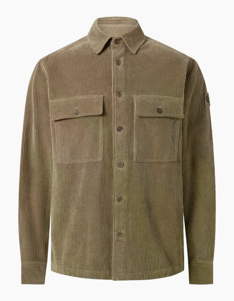 Belstaff Ravine Corduroy Shirt Dusty Taupe