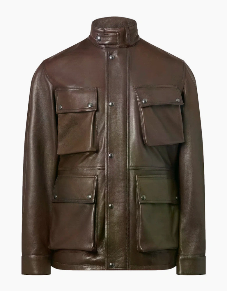 Belstaff Competitor Jacket Dark Maple Brown