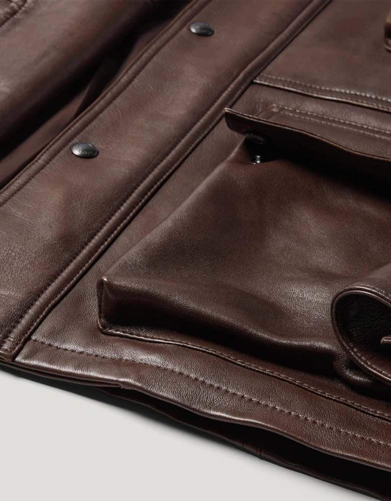 Belstaff Competitor Jacket Dark Maple Brown