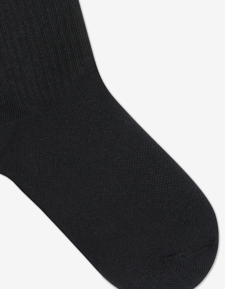 On Running Kids Logo High Socks in Black