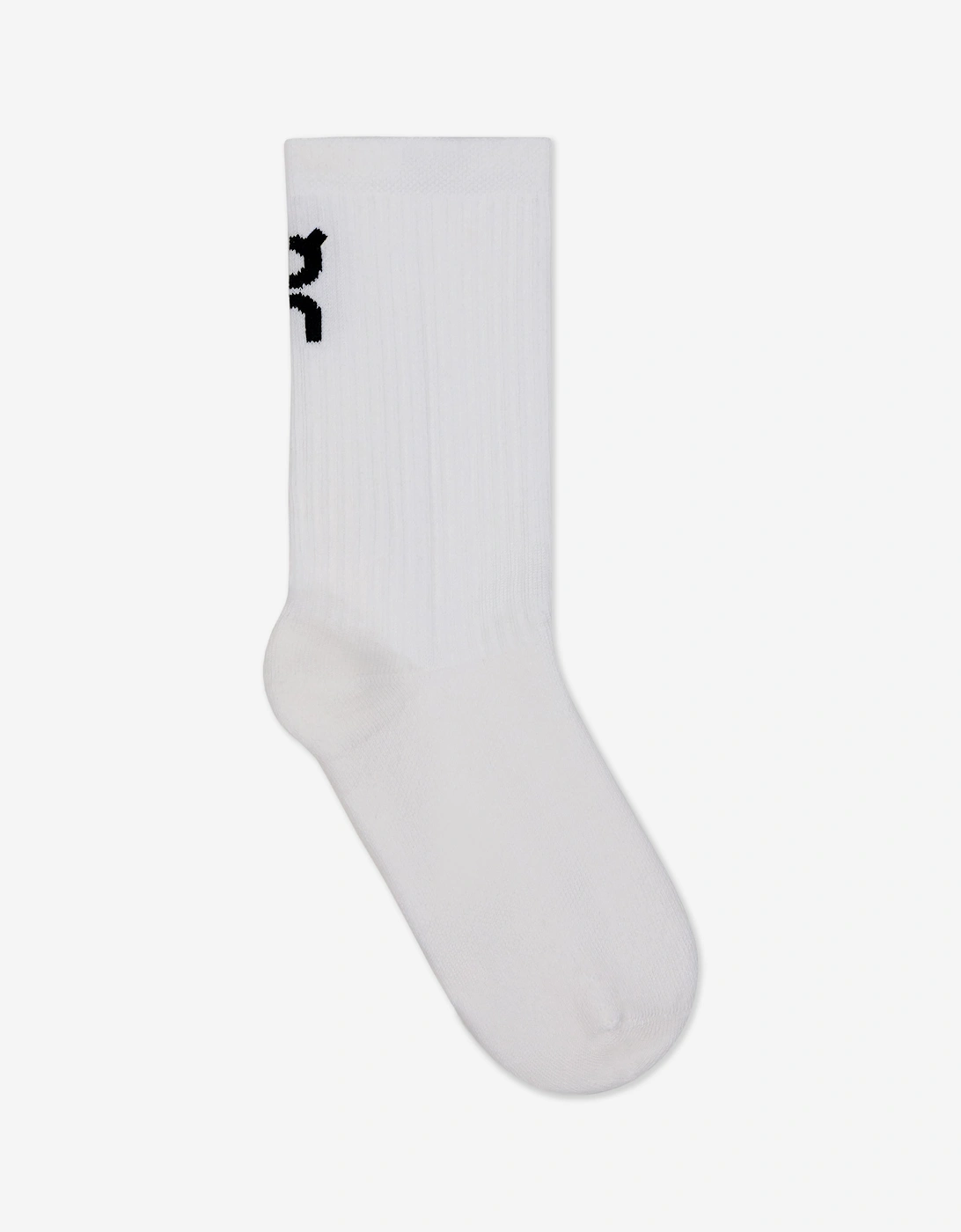 On Running Kids Logo High Socks in White