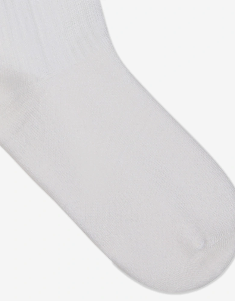 On Running Kids Logo High Socks in White