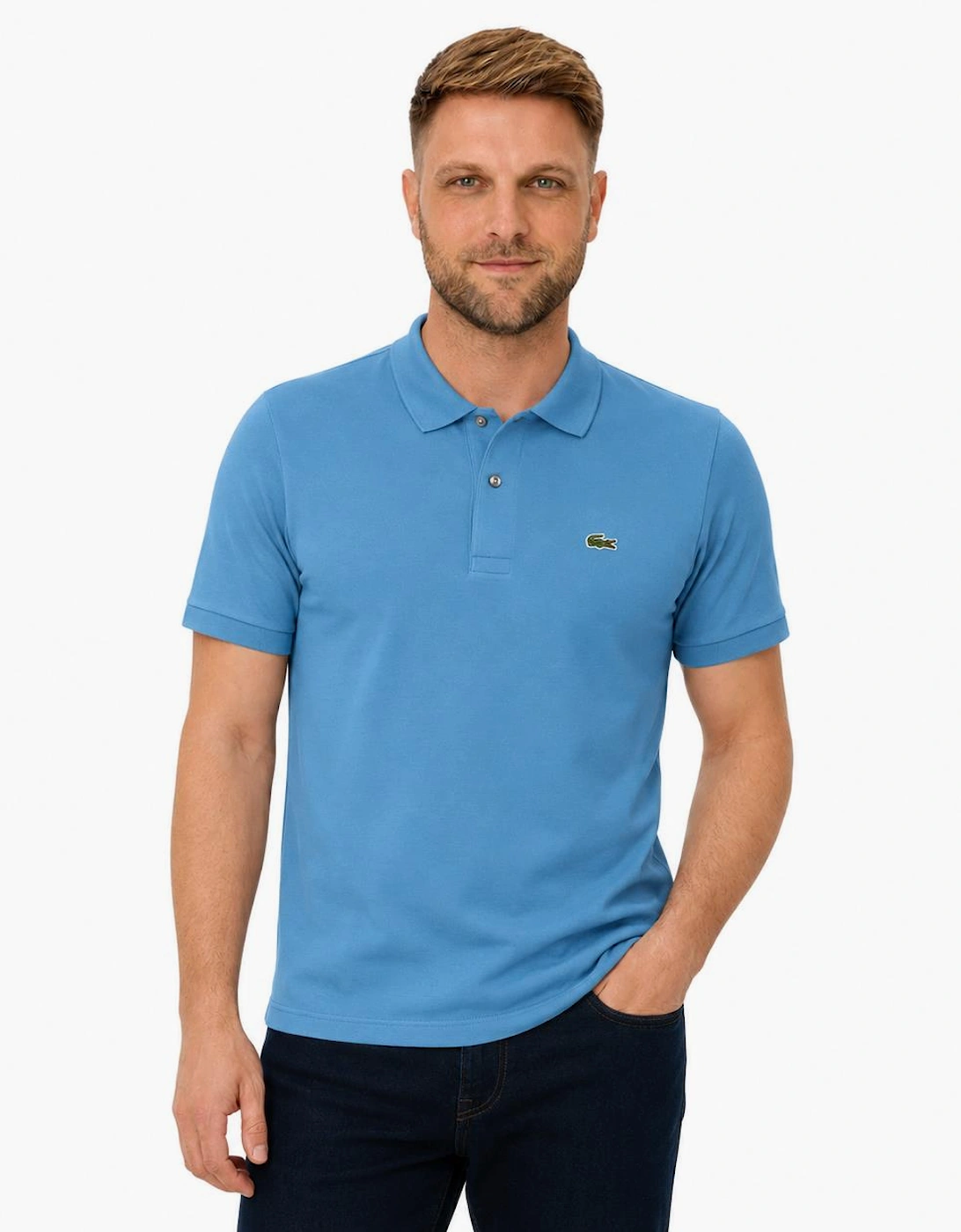 Lacoste Classic Fit Polo Shirt Azure Blue