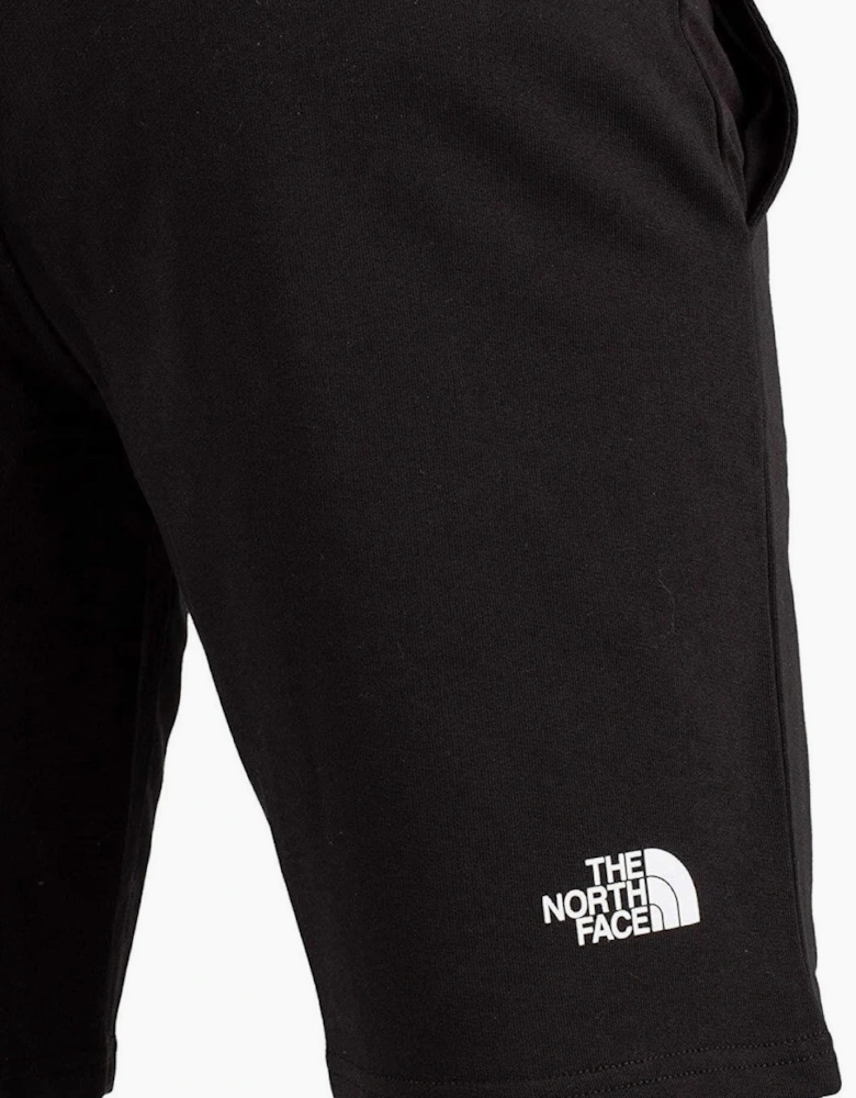 The North Face Mens Standard French Terry Shorts in Black