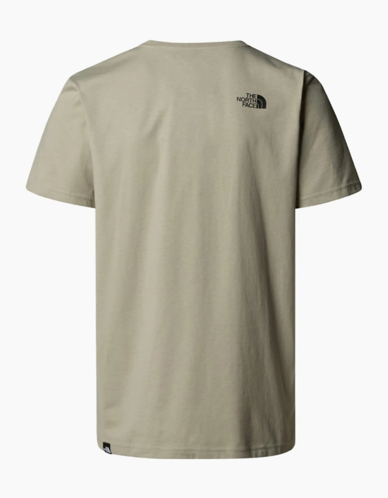The North Face Mens Simple Dome Short Sleeve T-shirt in Clay Grey