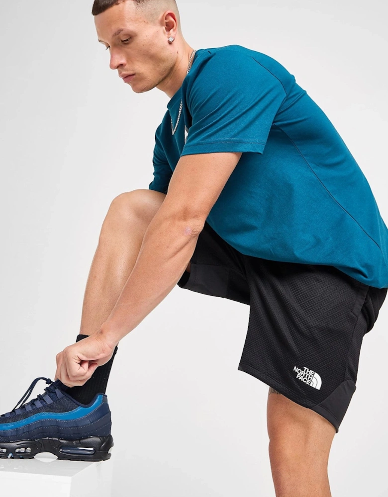 The North Face Mens Mountain Athletics Shorts in Black