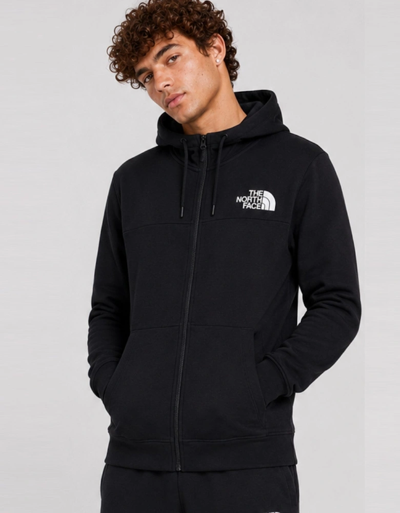 The North Face Mens Himalayan Zip Up Cut and Sew Design Tracksuit in Black