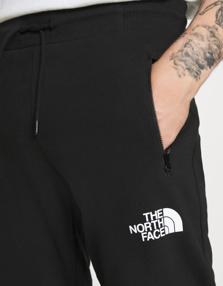 The North Face Mens Himalayan Zip Up Cut and Sew Design Tracksuit in Black