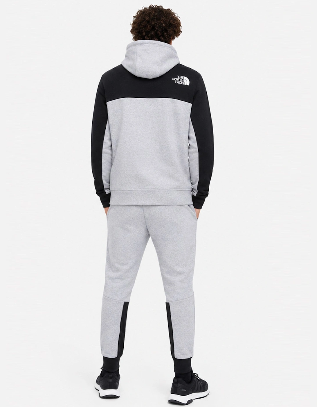 The North Face Mens Himalayan Zip Up Cut and Sew Design Tracksuit in Grey