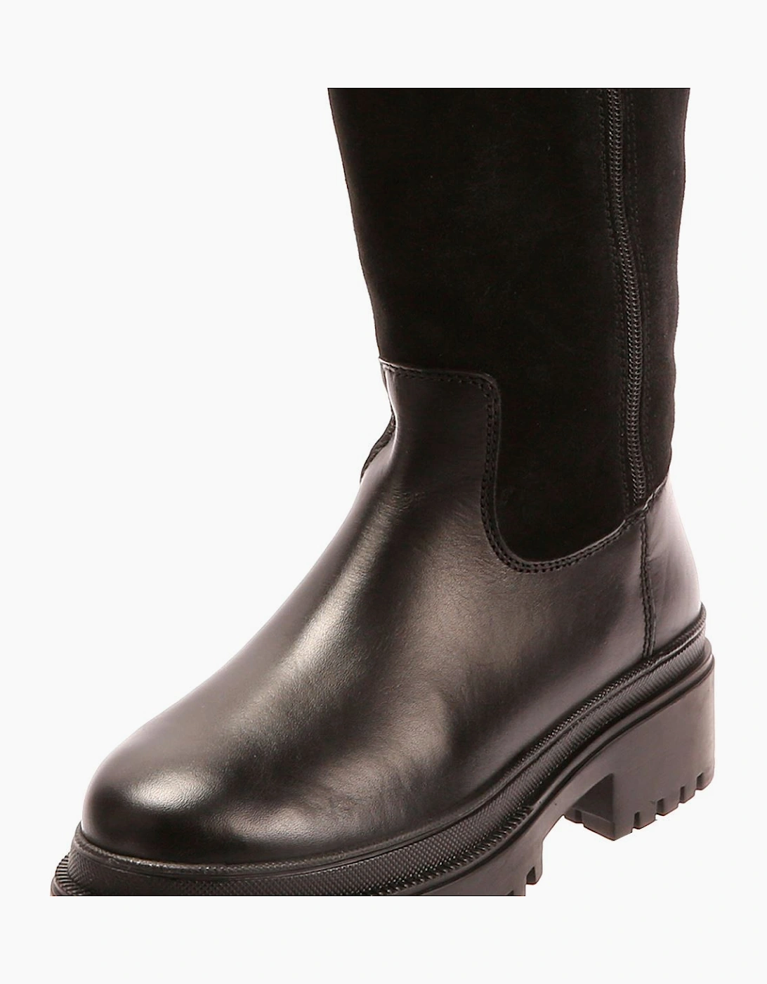 Osprey London The Bramble Tall Leather Women's Black Boots