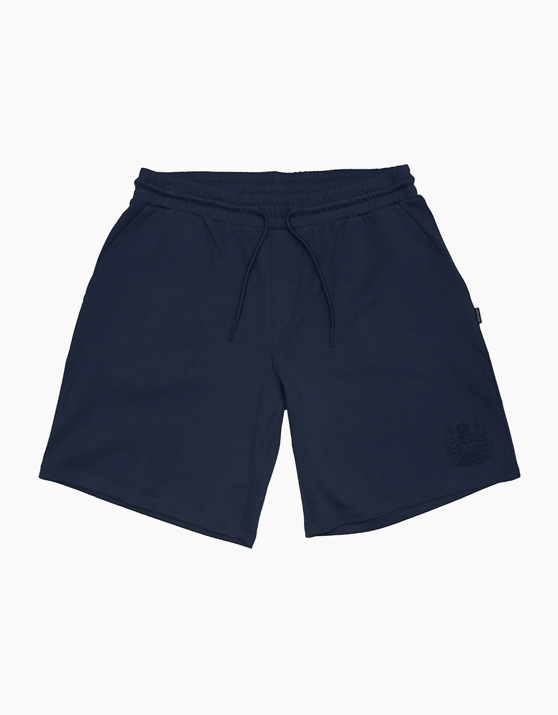 Aquascutum Men's Navy Fleece Jogger Shorts - Size Regular/42/37/36/32