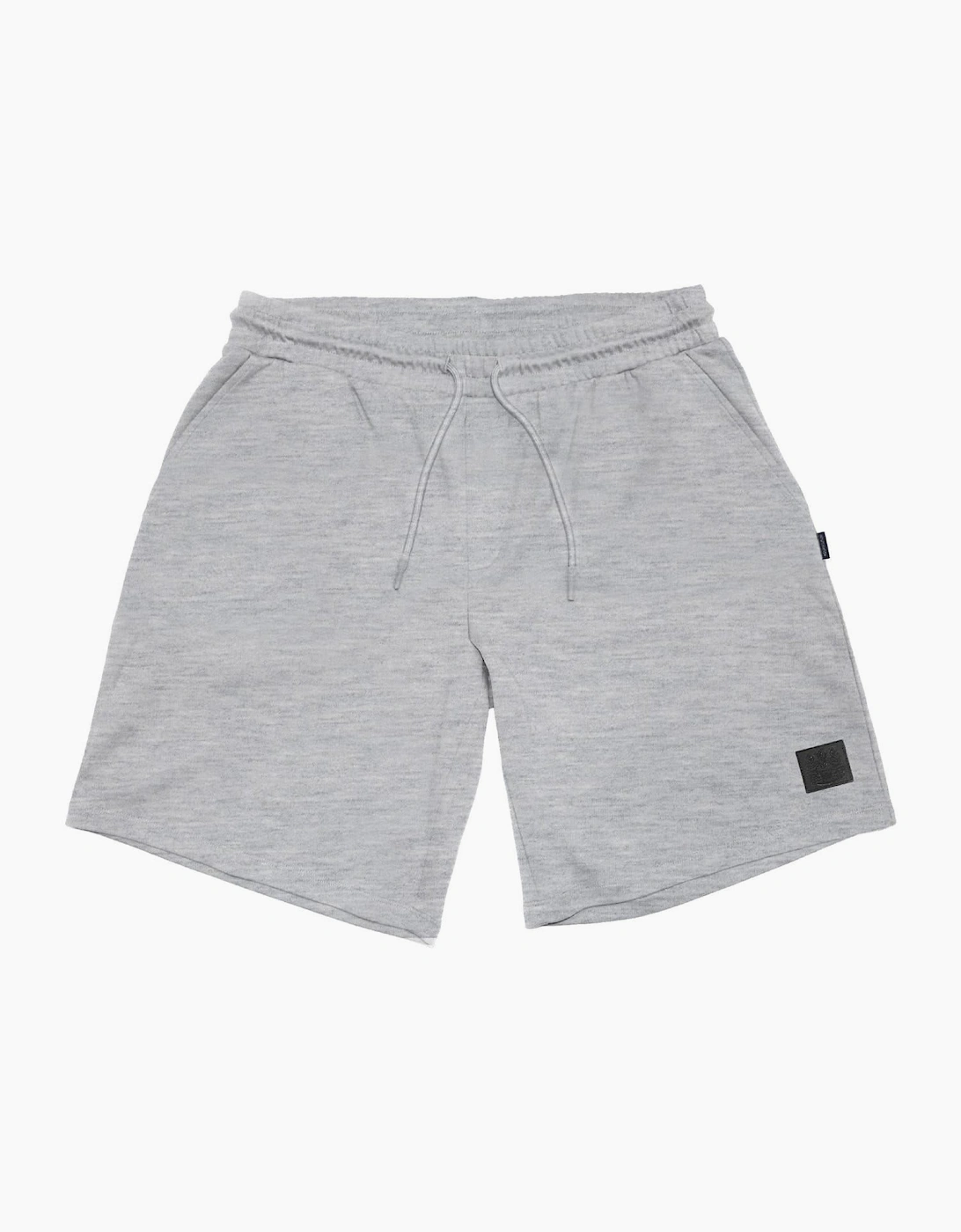 Aquascutum Men's Grey Fleece Jogger Shorts - Size Regular/40/32/34/35