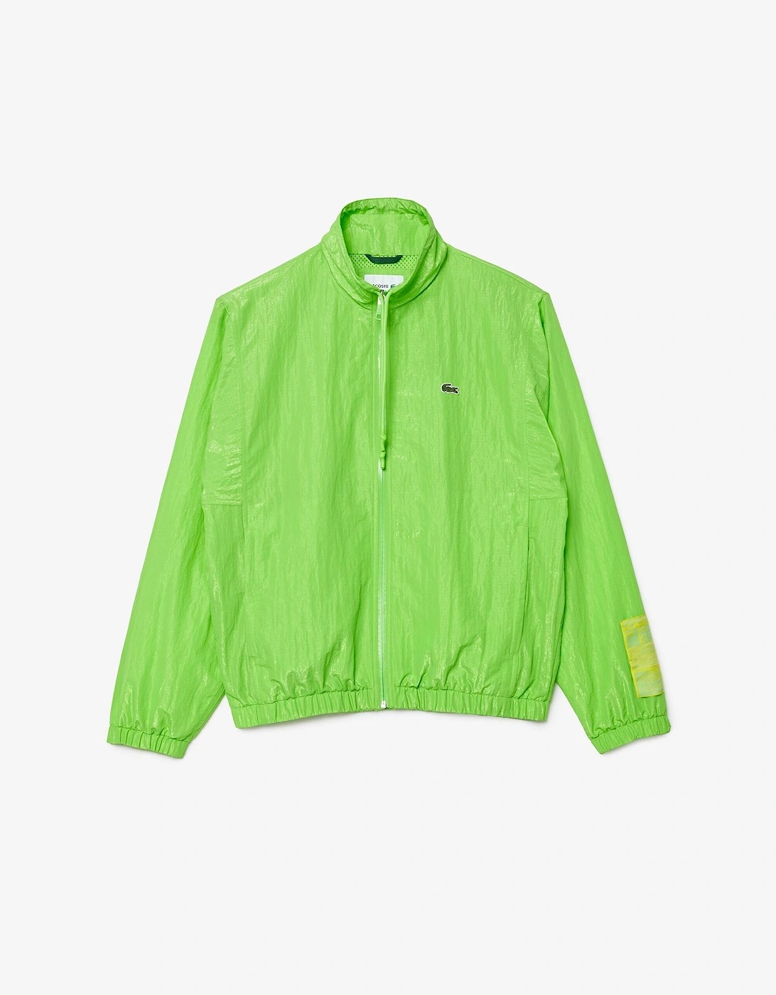 Solid Patterned Rain Jacket with Crocodile Logo, 6 of 5