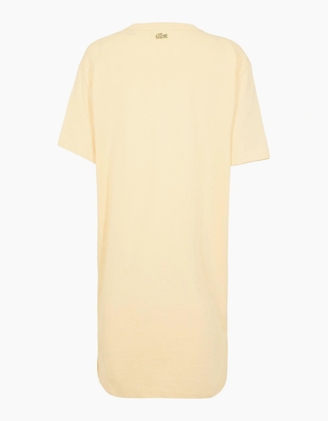 Lettering Crew Neck Short Sleeve Midi Dress