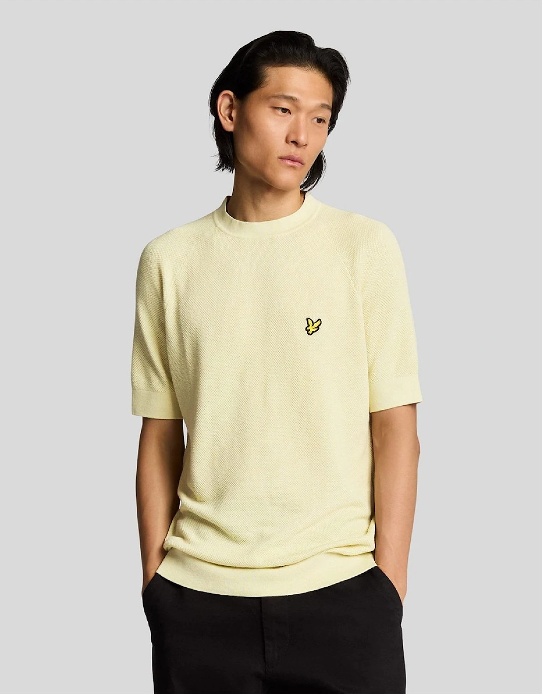 Linen Blend Knitted T-Shirt, 5 of 4