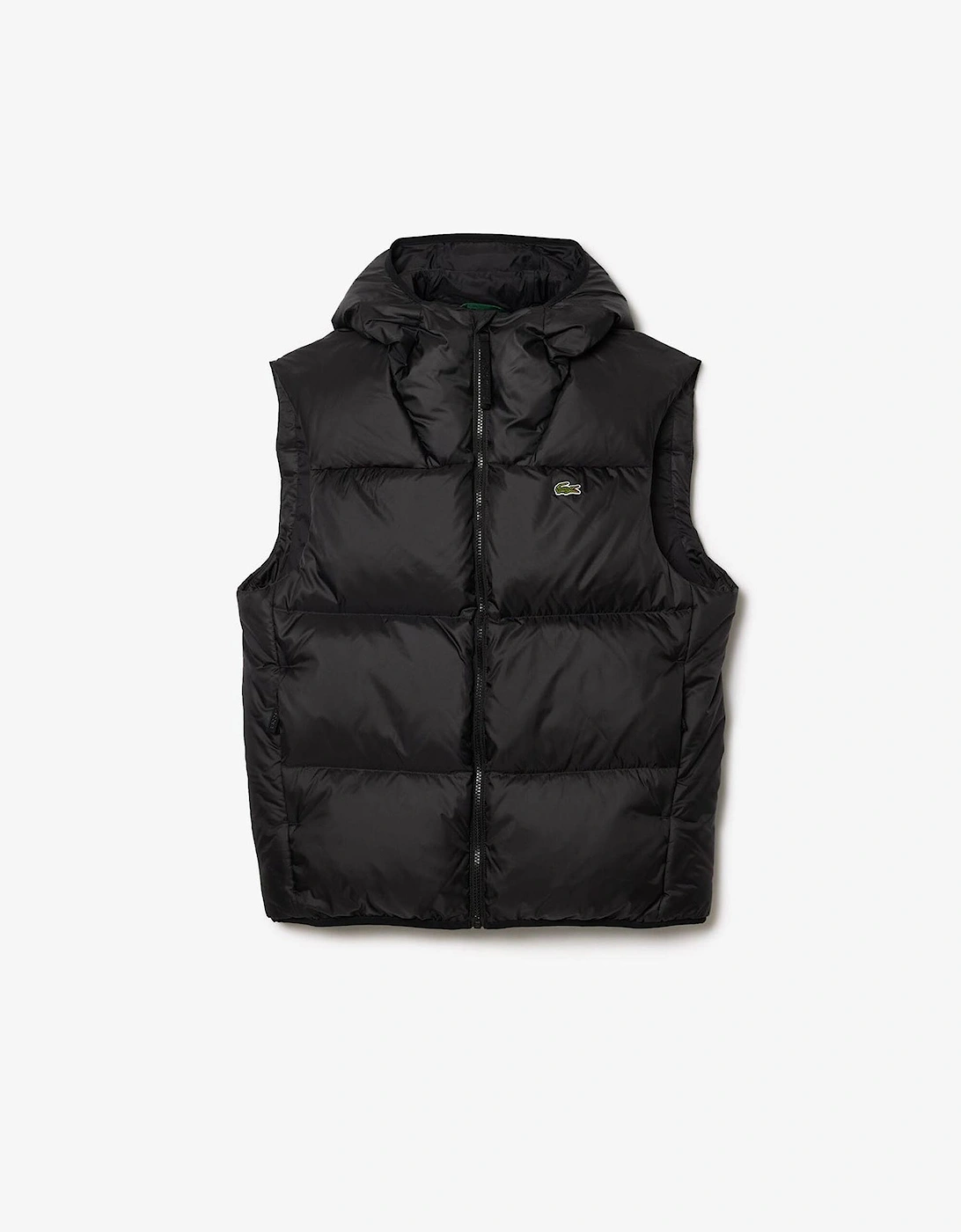 Solid Patterned Embossed Logo Hooded Puffer Coat, 7 of 6
