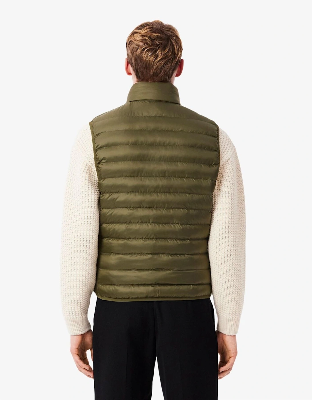 Solid Patterned Zipped Pocket Puffer Coat