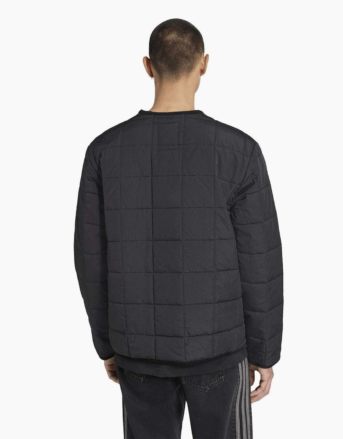 Solid Patterned Snap Button Jacket
