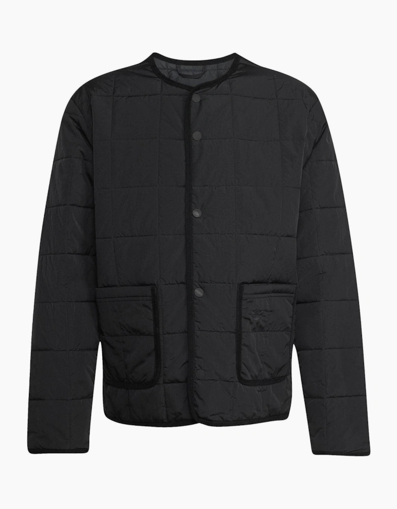 Solid Patterned Snap Button Jacket