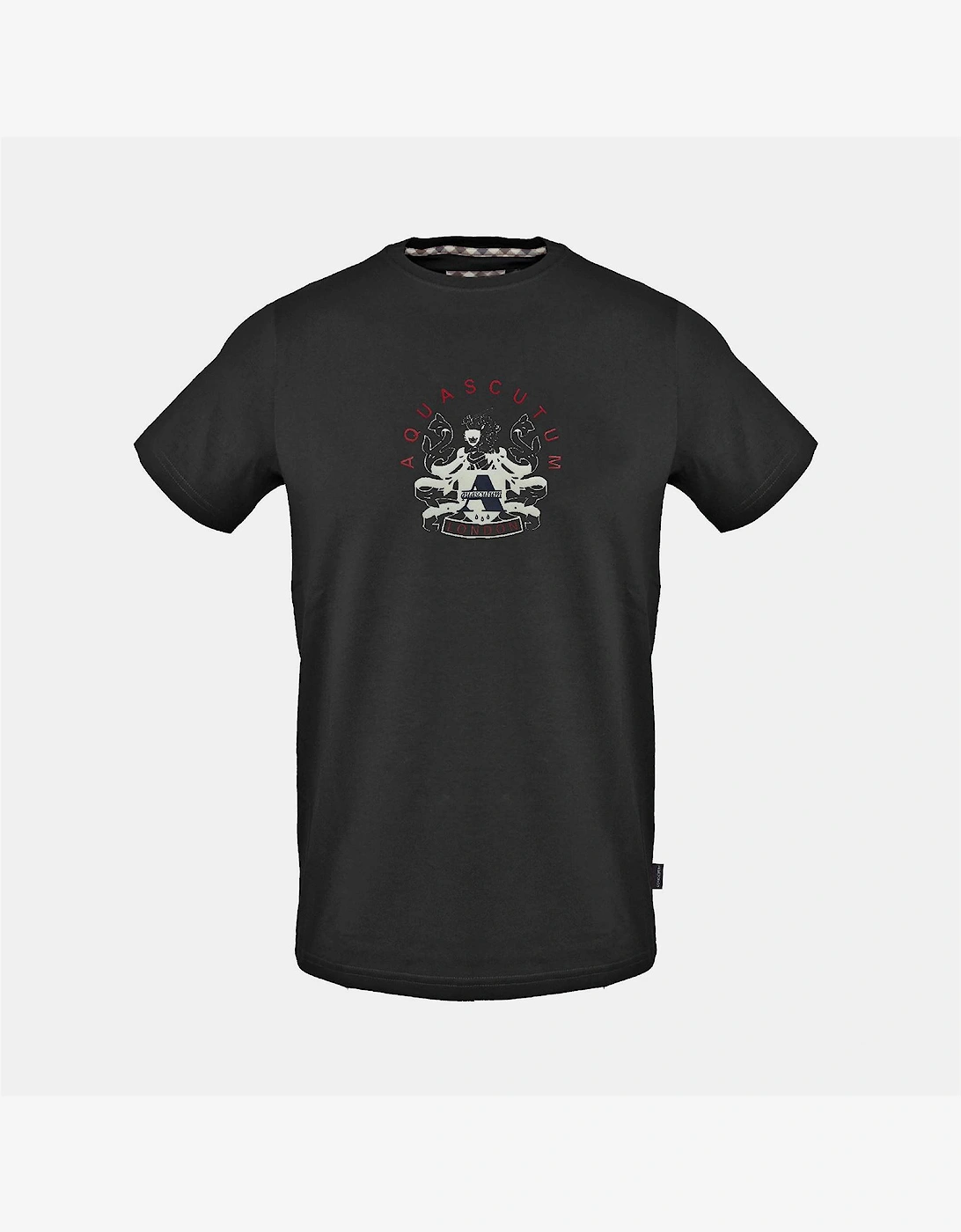 Text Graphic Crew Neck Short Sleeve T-Shirt