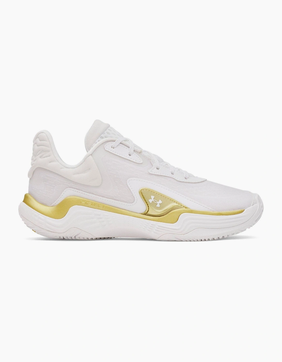 Under Armour Spawn 7 Basketball Trainers - White - Size, 9.5 44.5