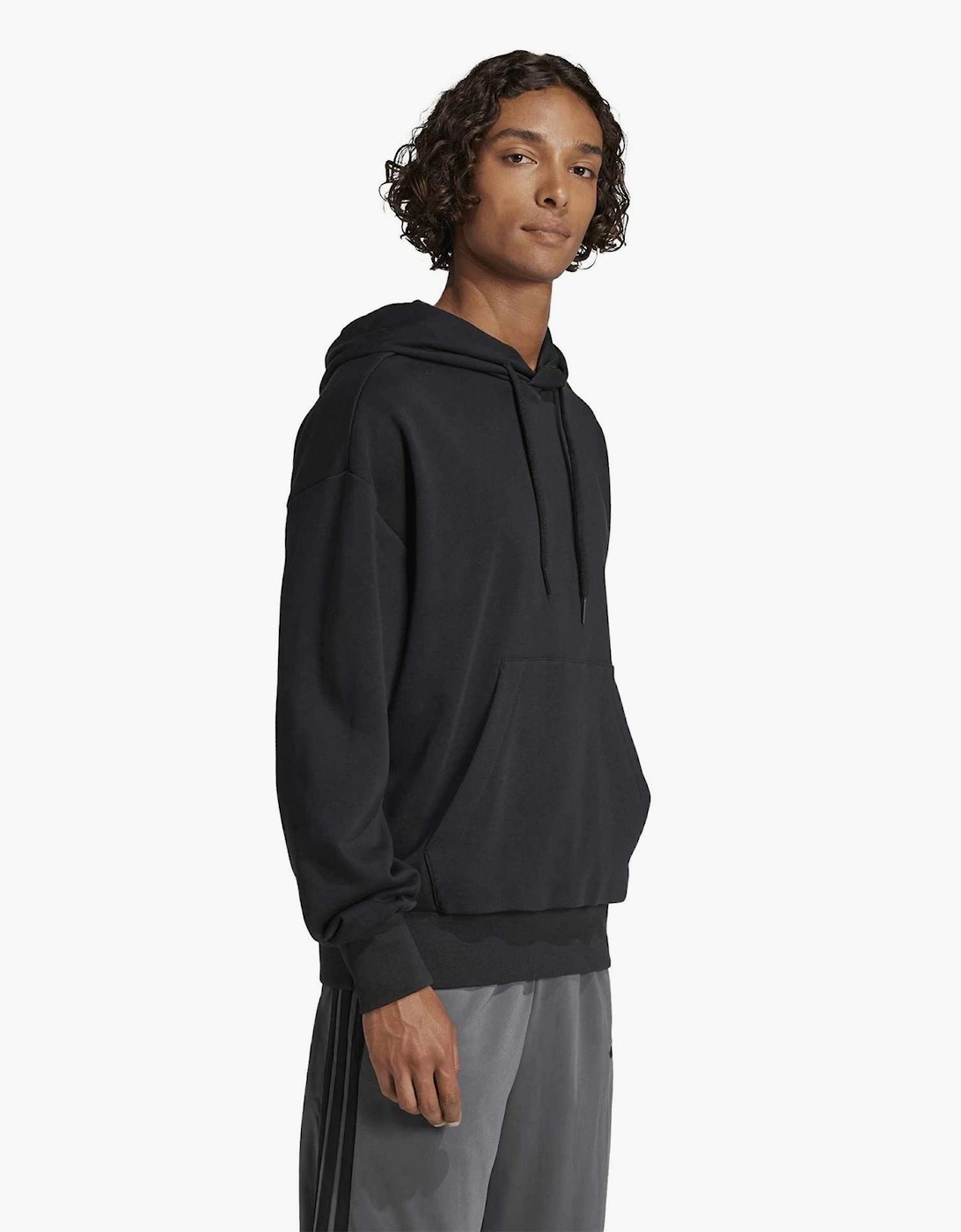 Hooded Neck Oversize Fit Sweatshirt with Kangaroo Pocket