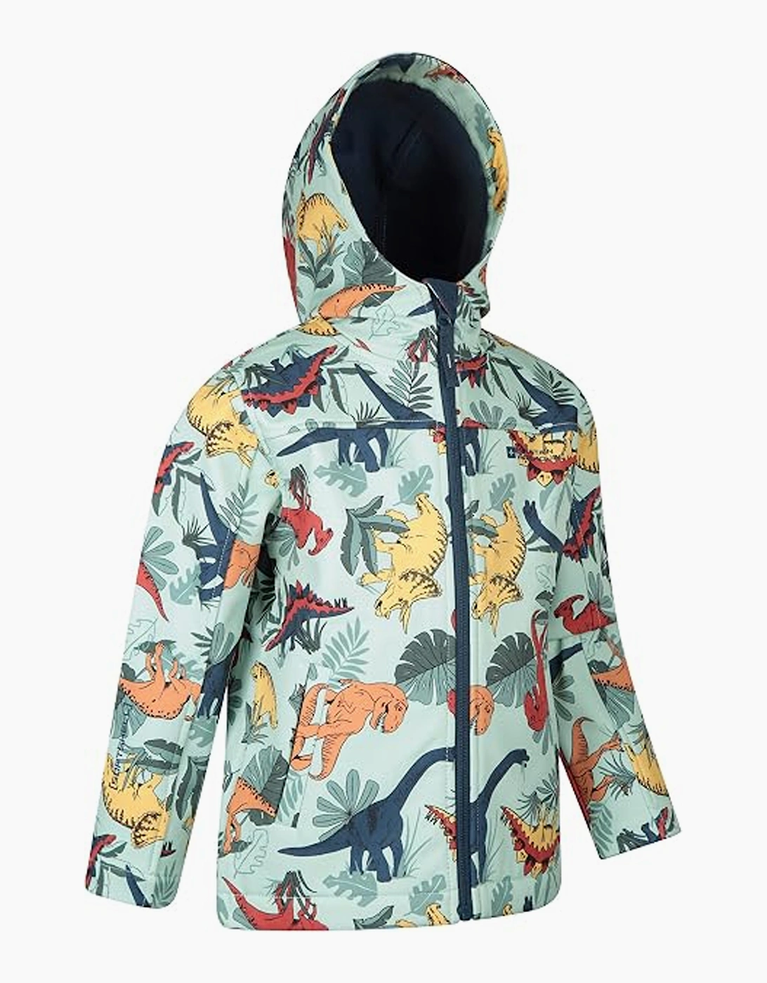 Mountain Warehouse Childrens/Kids Exodus II Animal Print Water Resistant Soft Shell Jacket