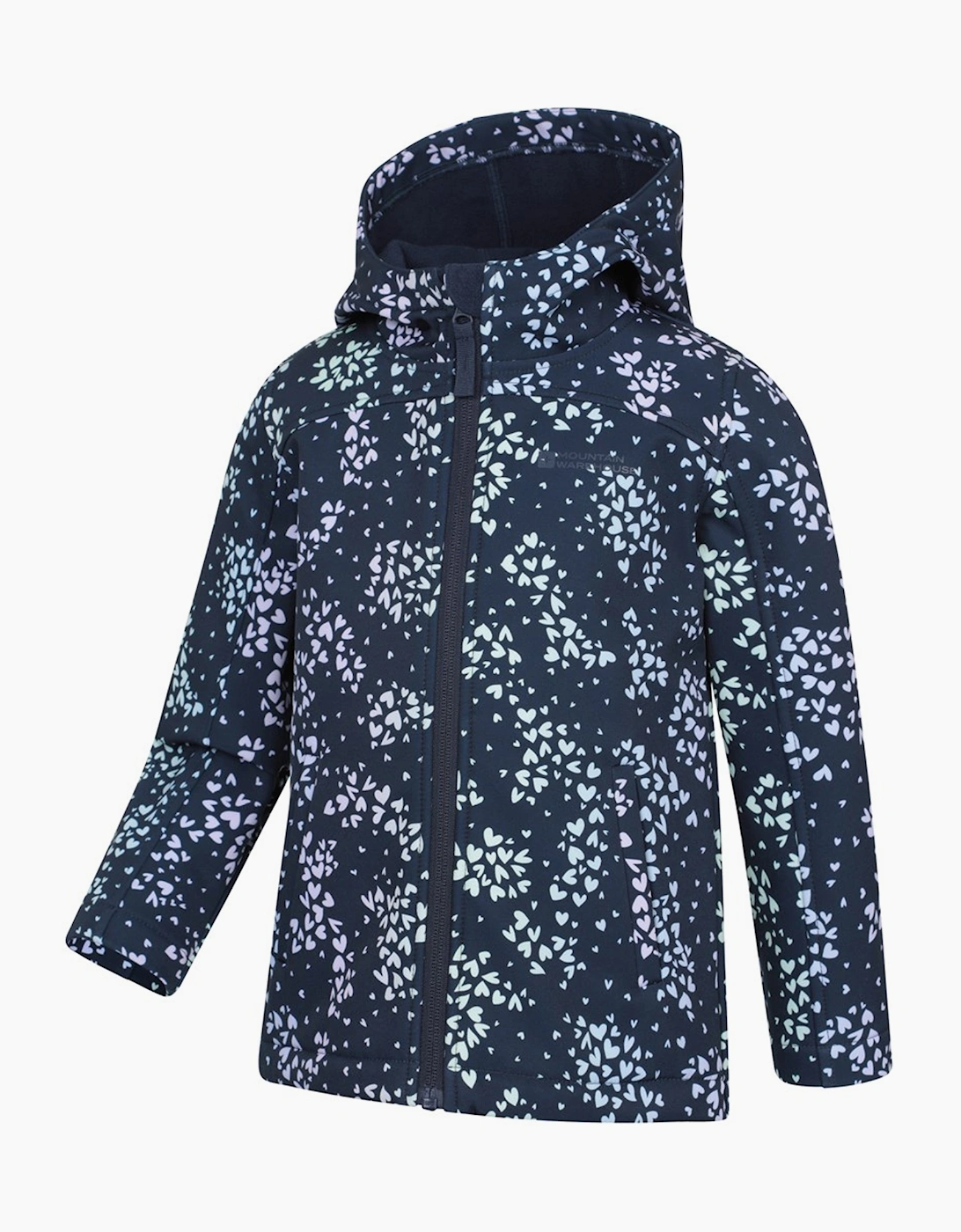 Mountain Warehouse Childrens/Kids Exodus II Animal Print Water Resistant Soft Shell Jacket, 5 of 4