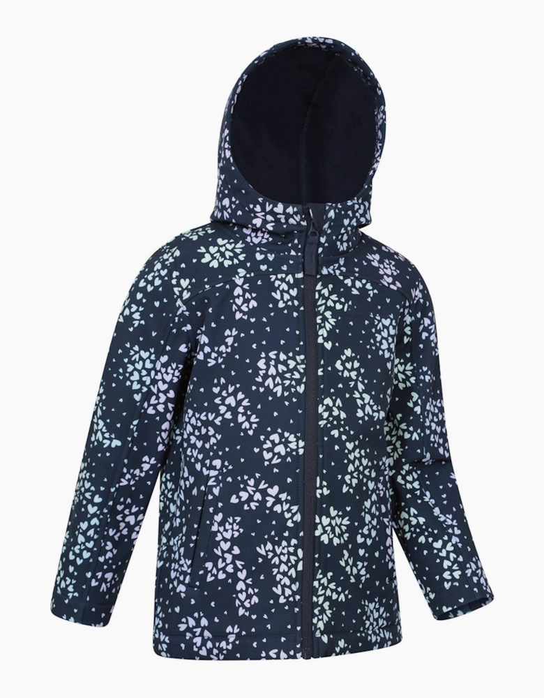 Mountain Warehouse Childrens/Kids Exodus II Animal Print Water Resistant Soft Shell Jacket