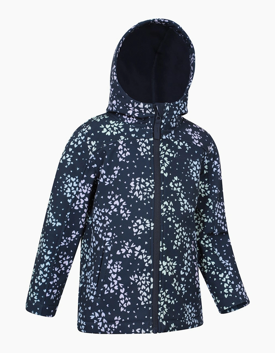 Mountain Warehouse Childrens/Kids Exodus II Animal Print Water Resistant Soft Shell Jacket