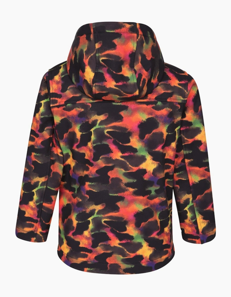 Mountain Warehouse Childrens/Kids Exodus II Animal Print Water Resistant Soft Shell Jacket