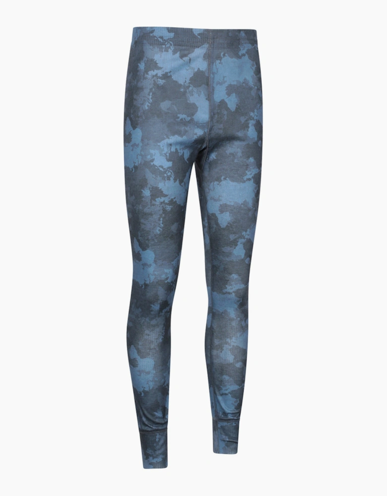Mountain Warehouse Mens Talus Dash Print Thermal Bottoms