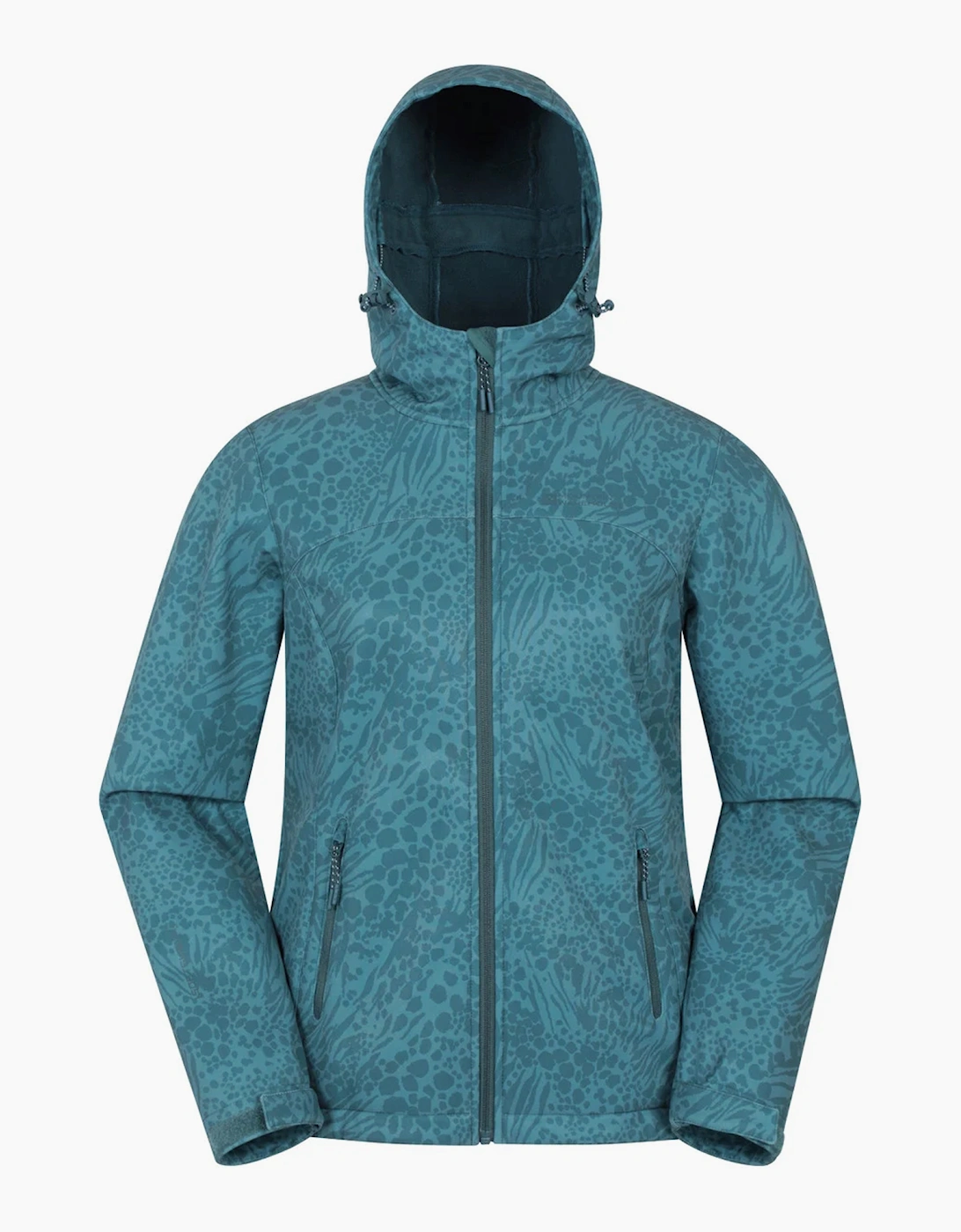 Mountain Warehouse Womens/Ladies Exodus Printed Water Resistant Soft Shell Jacket, 5 of 4